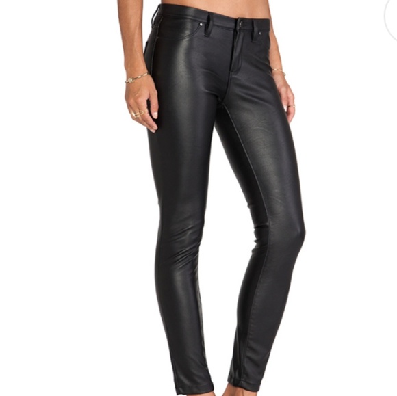 Blank NYC Pants - BLANK NYC Black Faux Leather Skinny Pant